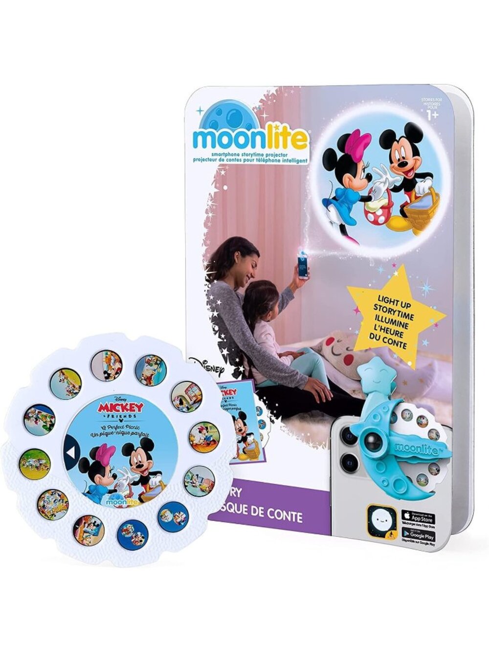 Disney Mickey & Friends Moonlight Story Reel For Smartphones & Tablets